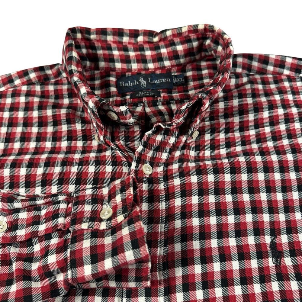 Vintage Ralph‎ Lauren Flannel Blake Shirt Men's XL Outdoor Preppy 100% Cotton